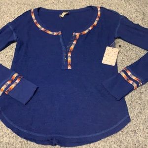 NWT Free People Thermal Long Sleeve
